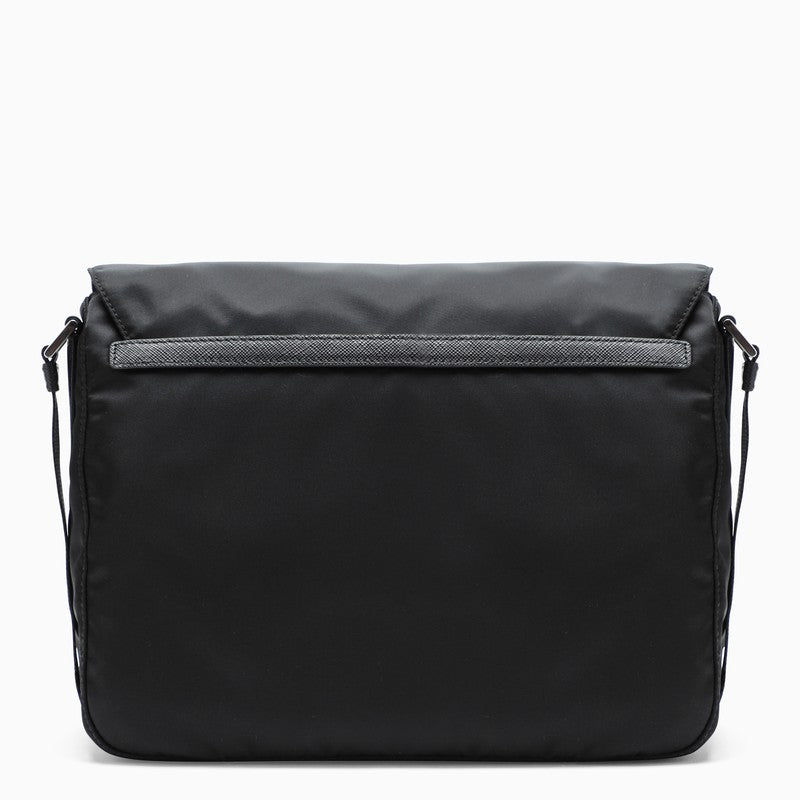 Black Re-Nylon medium cross-body bag