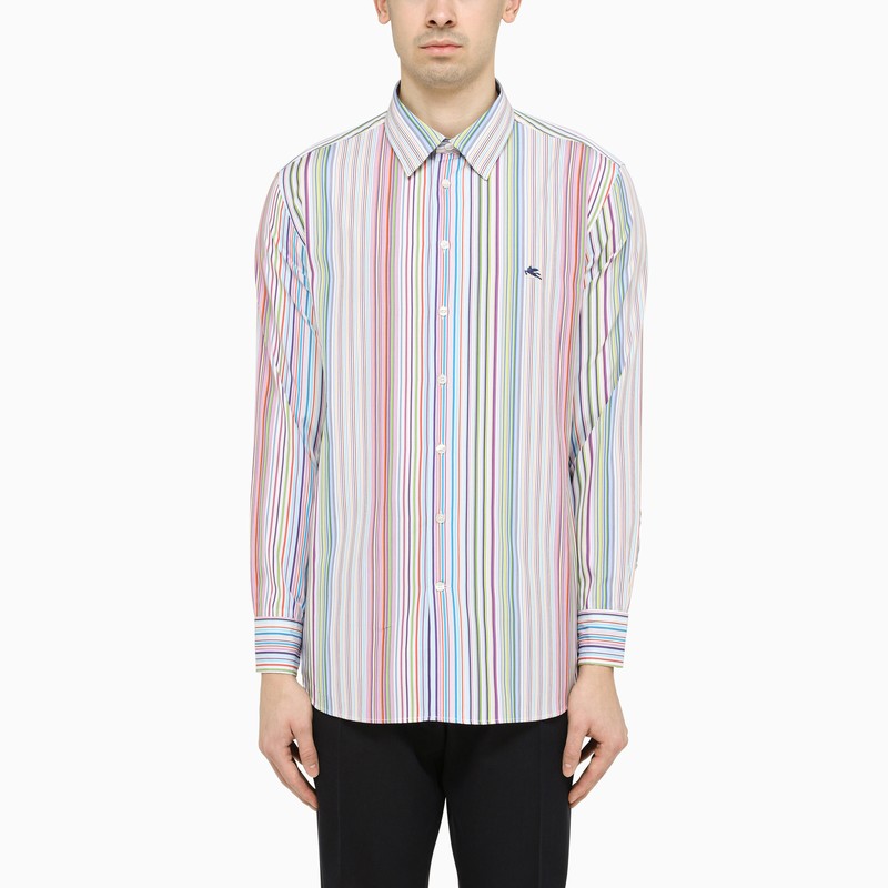 Multicoloured striped shirt