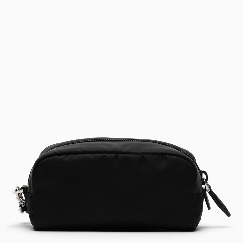 Black small pouch in Re-Nylon