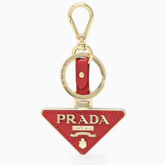 Red logo triangle key case