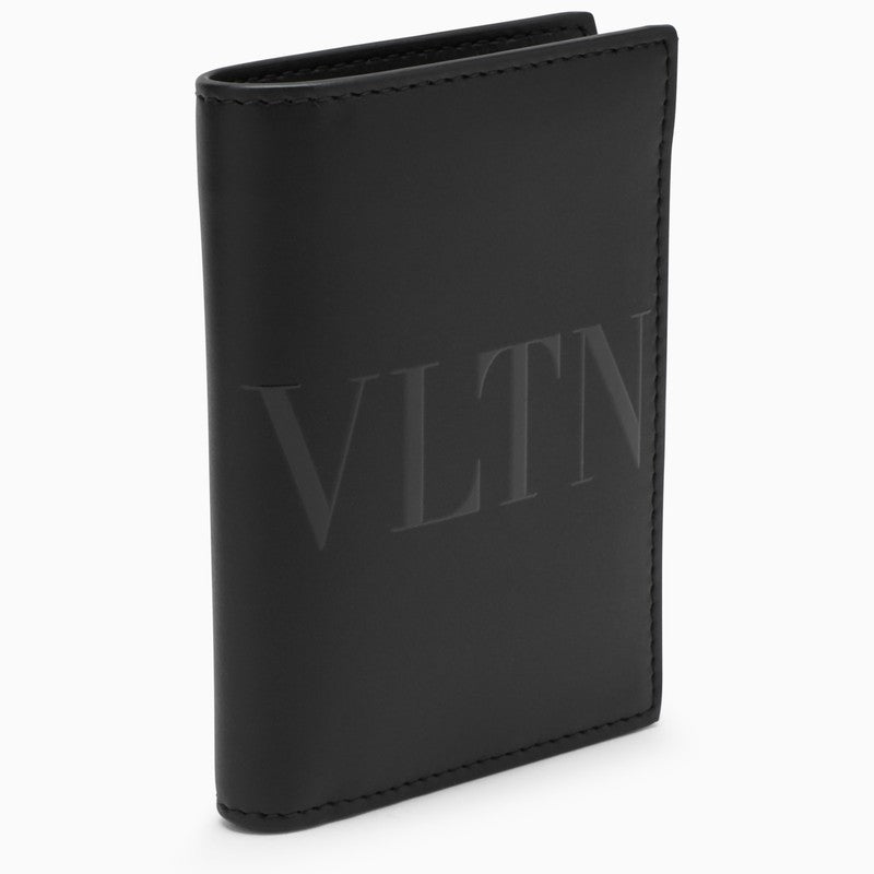 Black VLTN credit card holder