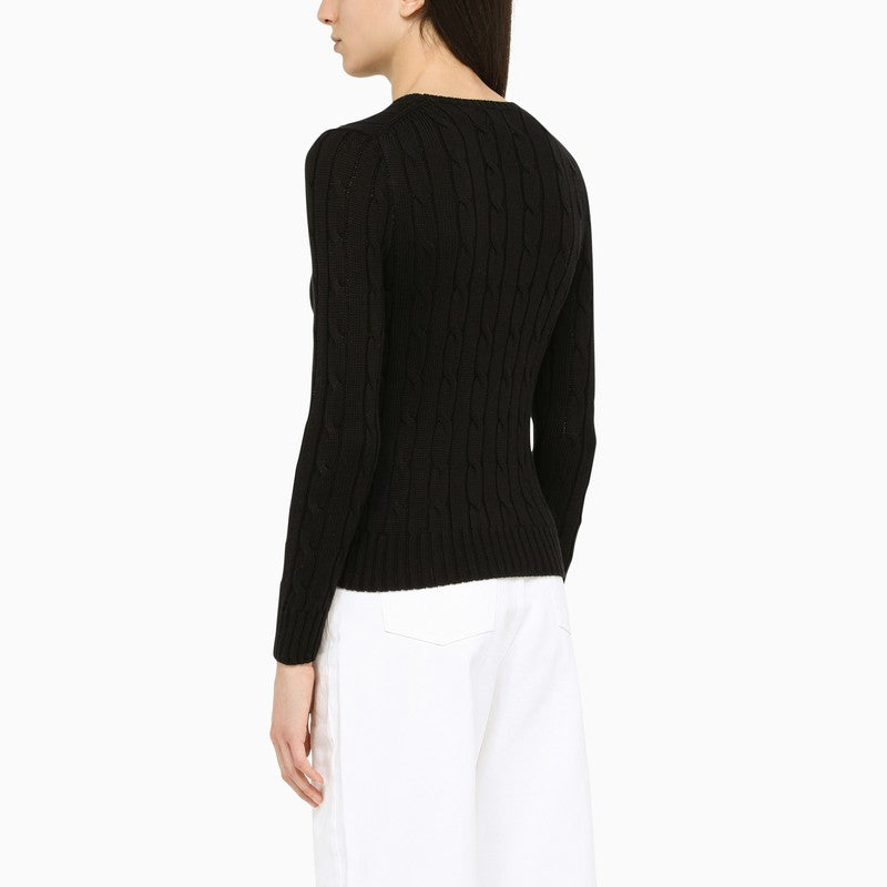 Black cotton sweater