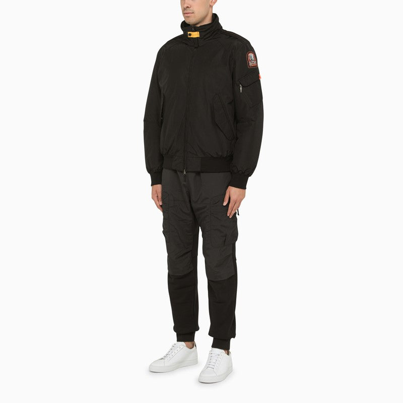 Black nylon technical jacket