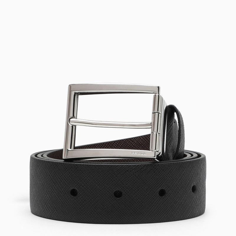 [FW추천템]Black/brown reversible leather belt
