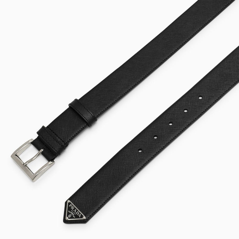 [스몰럭셔리]Black Saffiano leather belt