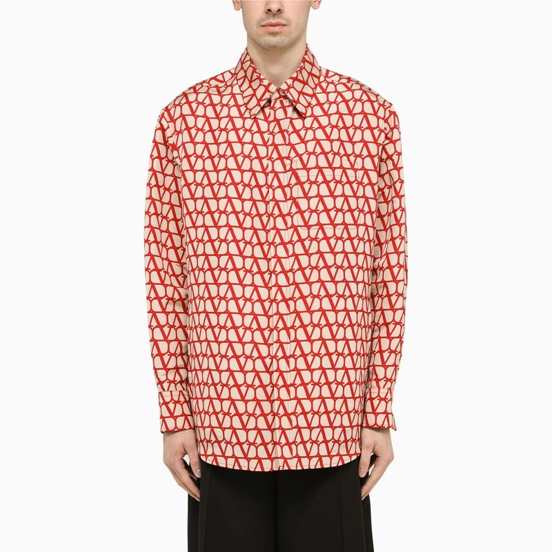Beige/red shirt in Toile Iconographe
