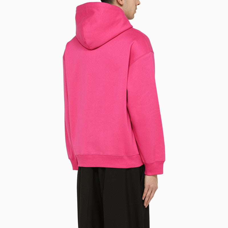 Pink PP VLTN sweatshirt in stretch cotton