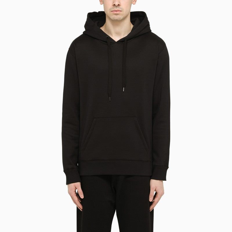 Regular black hoodie