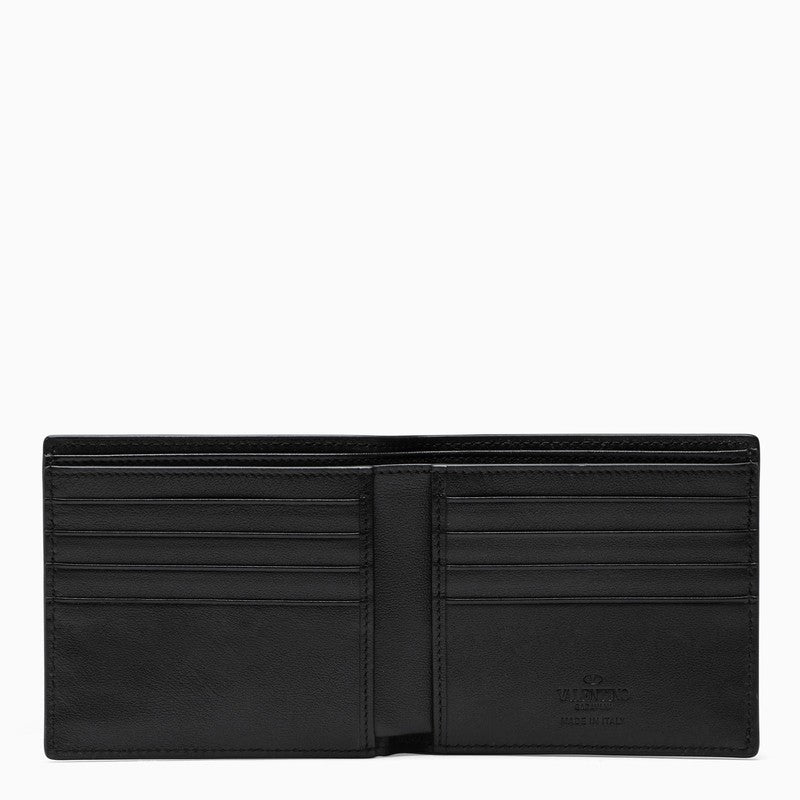 Black Vlogo bifold wallet