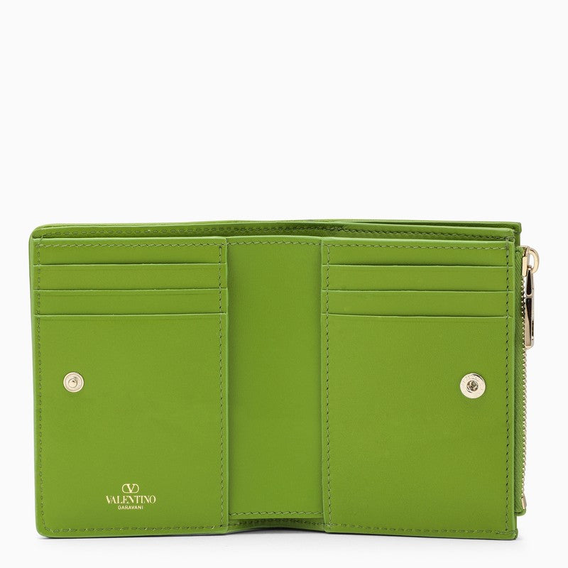 Chartreuse Leather Toile Iconographe wallet
