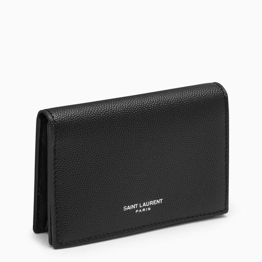 Black wallet with logo