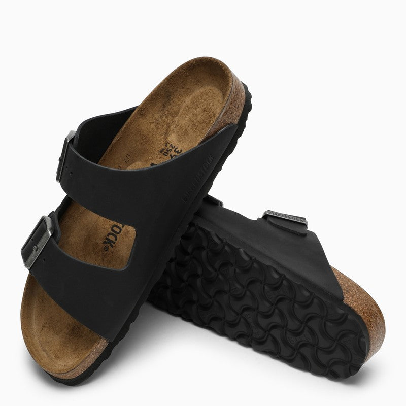 Slide Arizona black leather