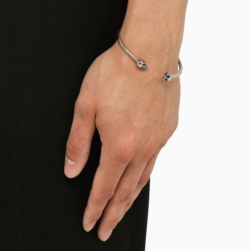 Silver rigid bracelet