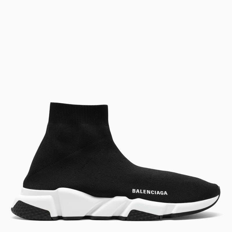 [스니커즈]Black mesh and white Speed sneakers
