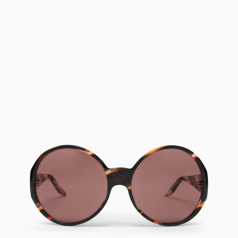 Tortoiseshell round frame GG sunglasses