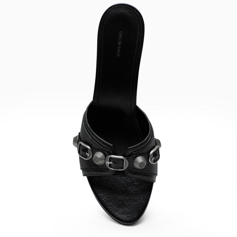 Black Cagole heel sandals