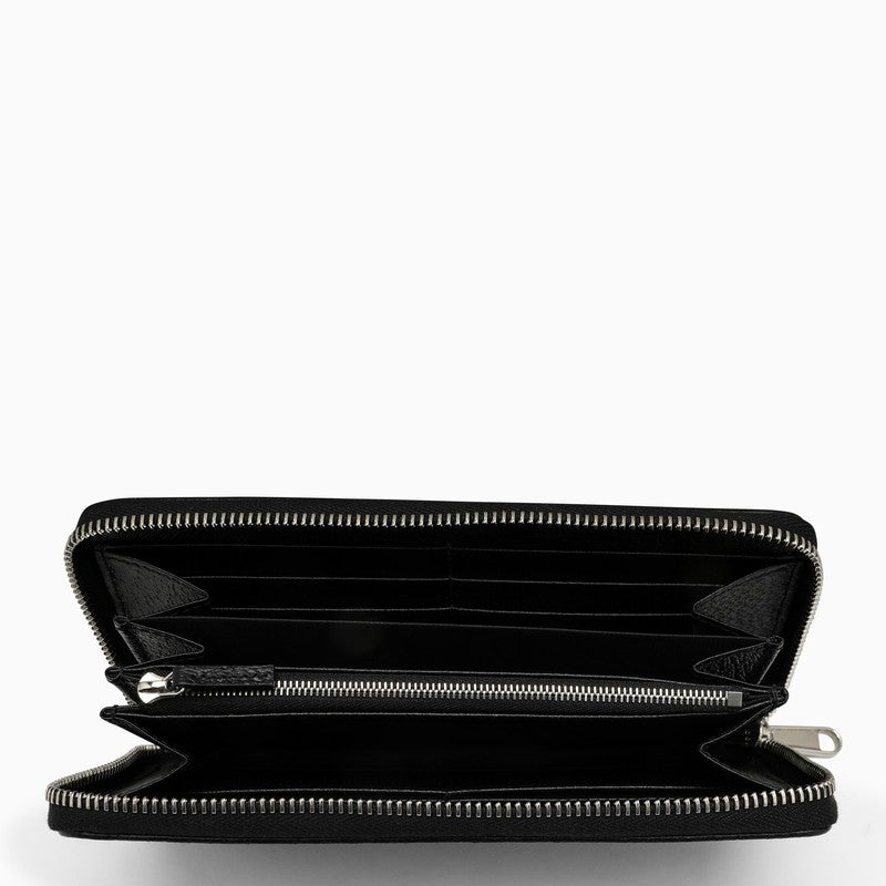 Black Jumbo GG zip-around wallet