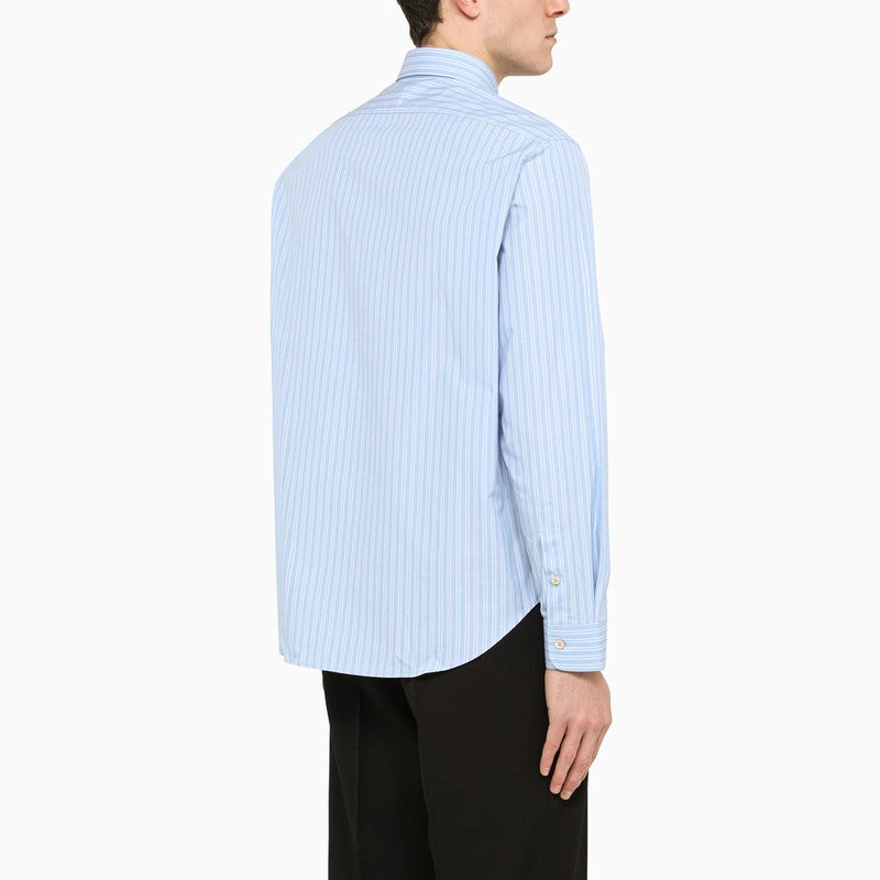 Blue striped shirt