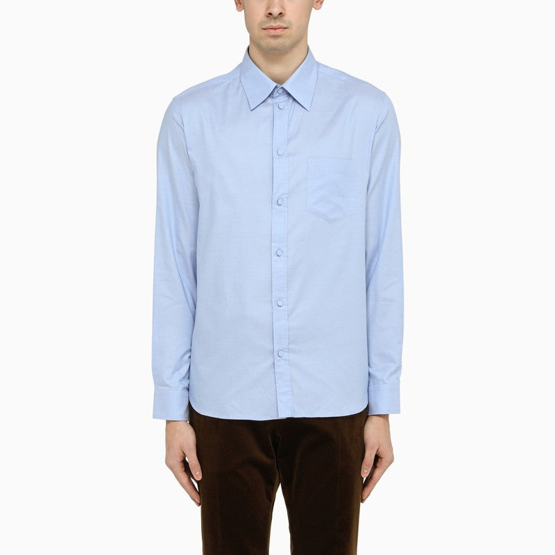 Sky blue Oxford cotton shirt