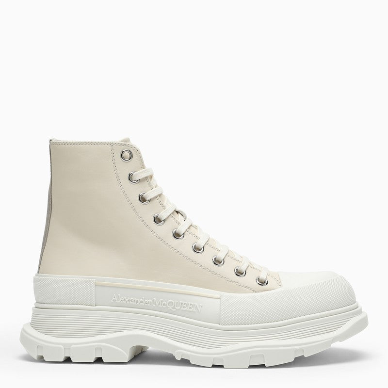 Tread Slick boot in vanilla-coloured leather