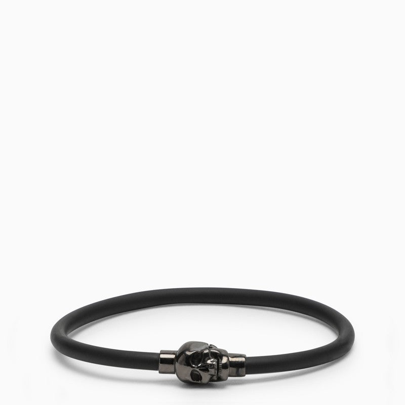Black rubber Skull bracelet