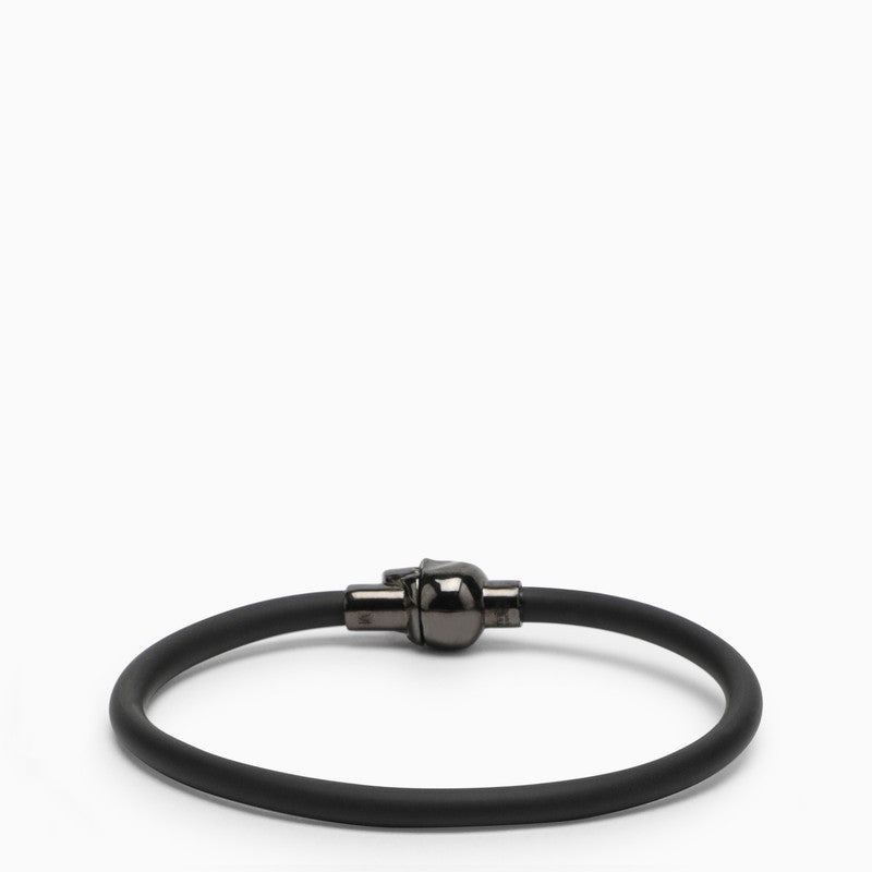 Black rubber Skull bracelet