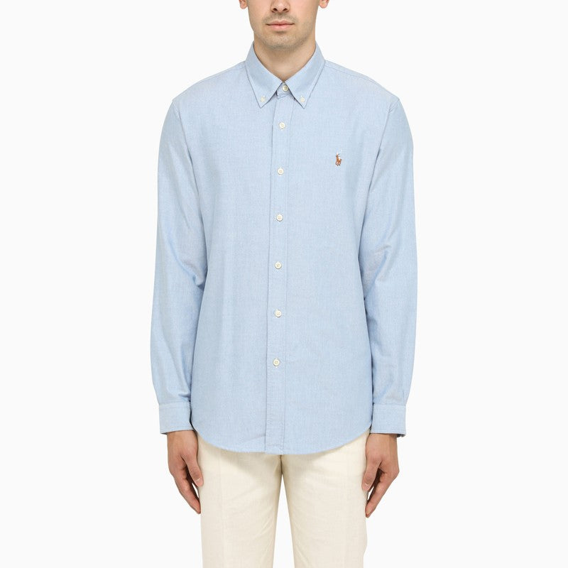 Light blue custom fit Oxford shirt