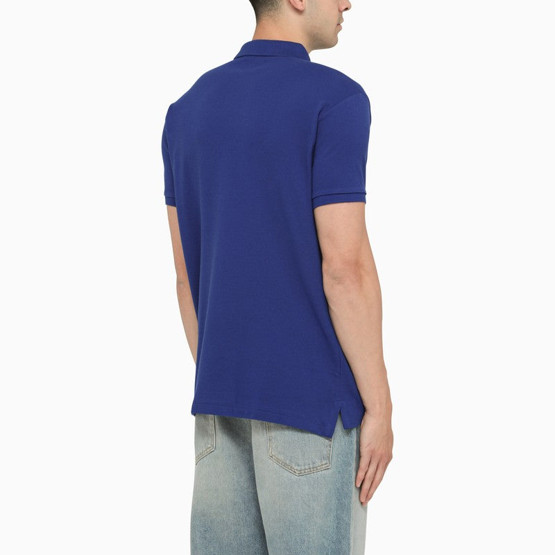 Royal blue regular polo shirt