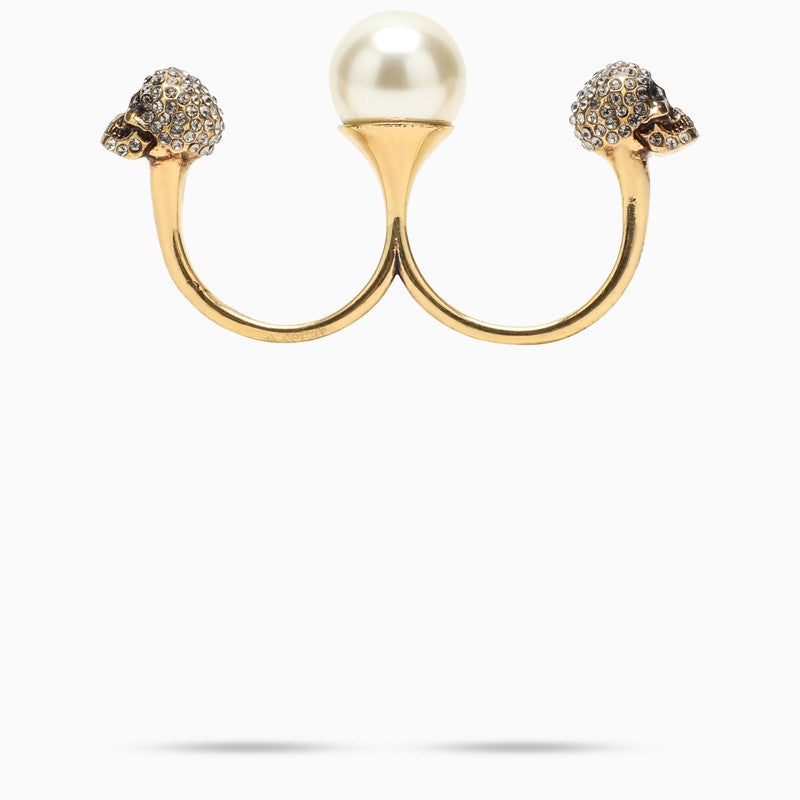 Gold brass ring