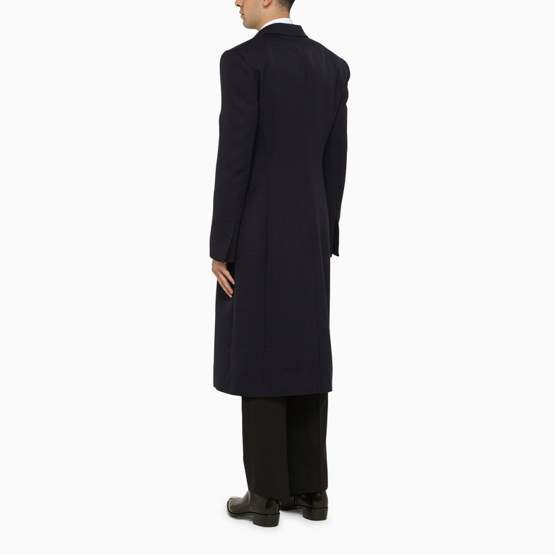 Double-breasted coat navy
