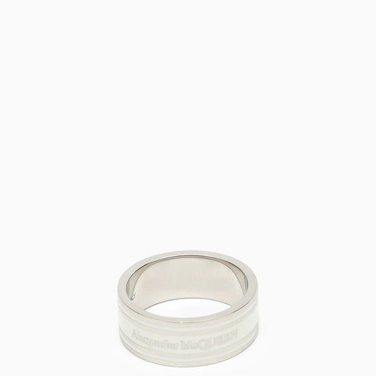 Ivory ring with logo