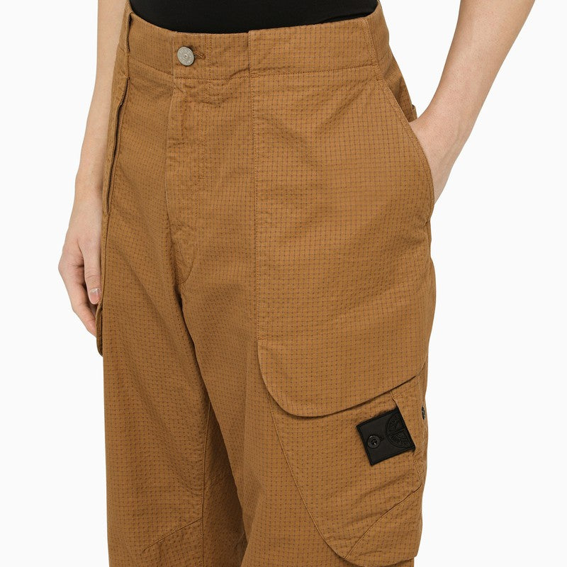 Tobacco cargo trousers