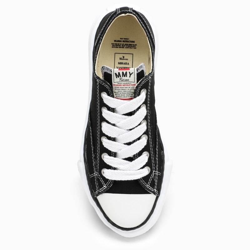 Black Peterson Low sneakers in canvas