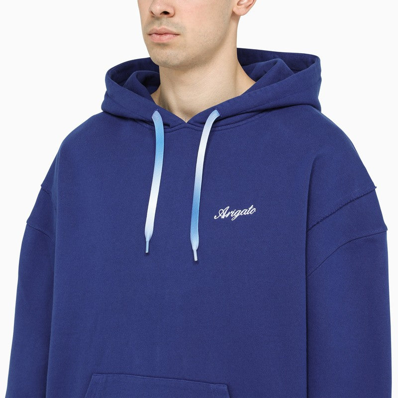 Blue cotton hoodie