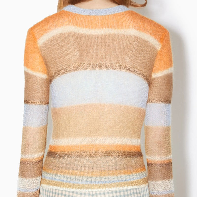 Striped pullover brown/multicolour