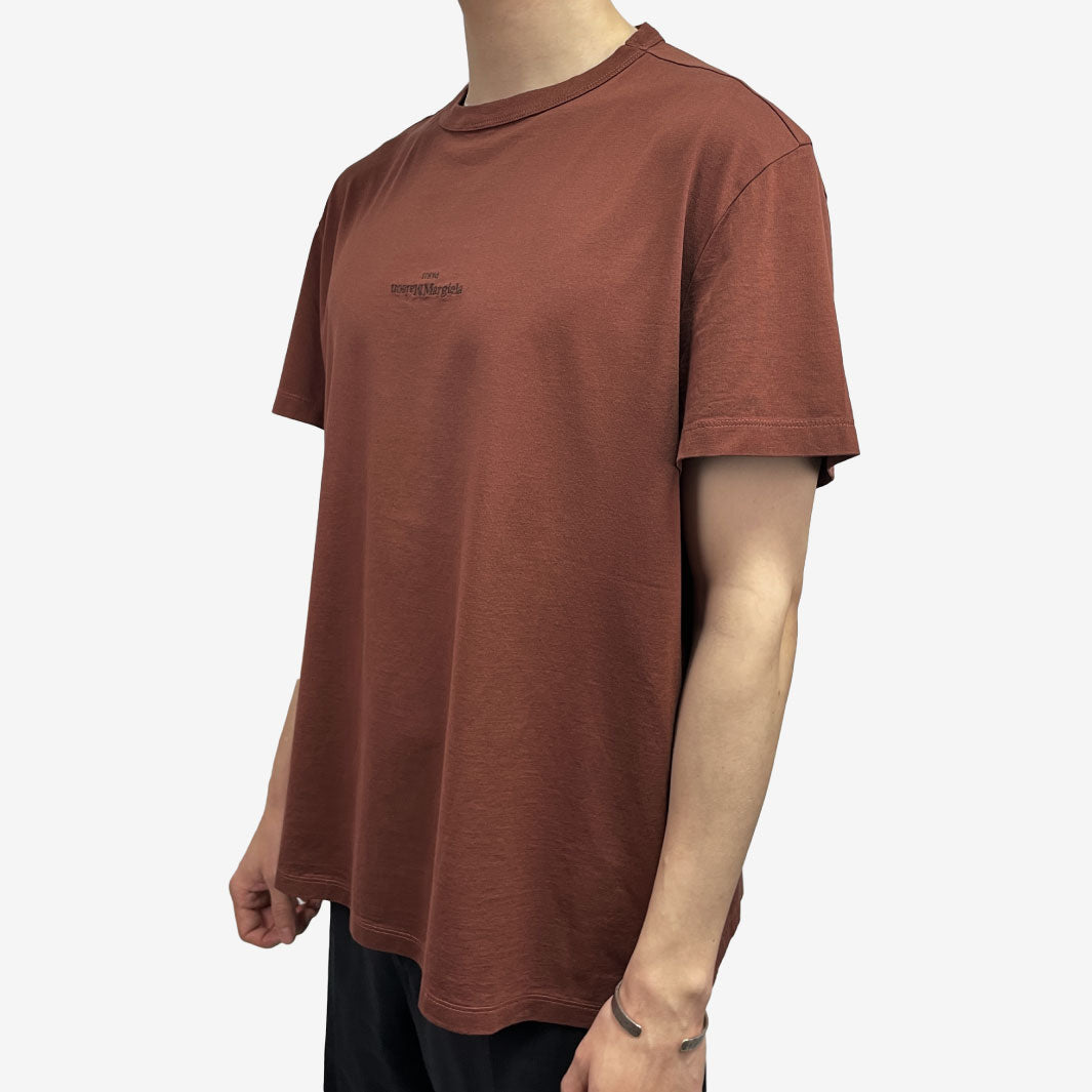 LOGO PRINT T-SHIRT BRICK RED