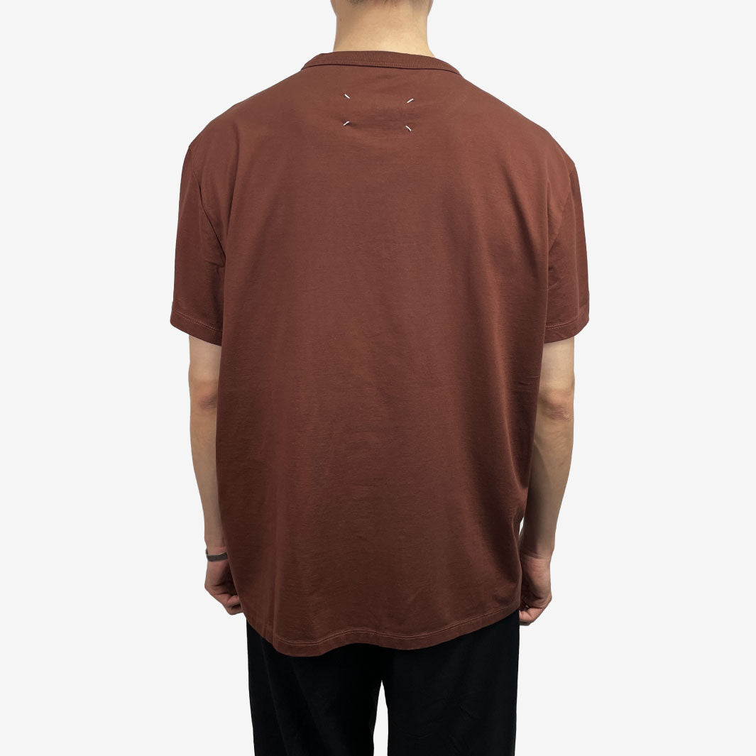 LOGO PRINT T-SHIRT BRICK RED