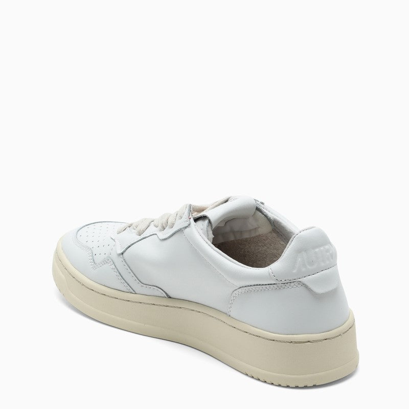 White leather Medalist sneakers