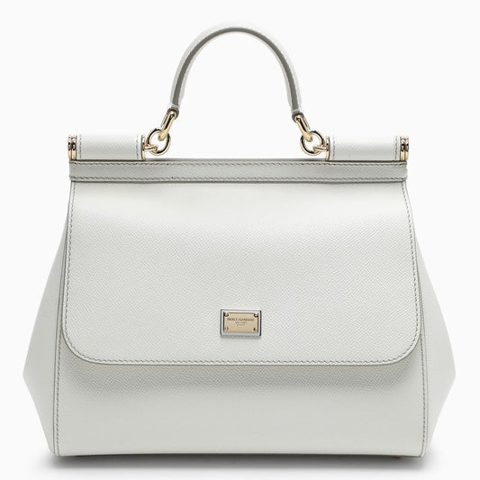 White Sicily medium handbag
