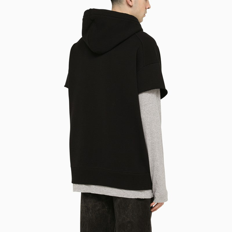 Black hoodie with zip
