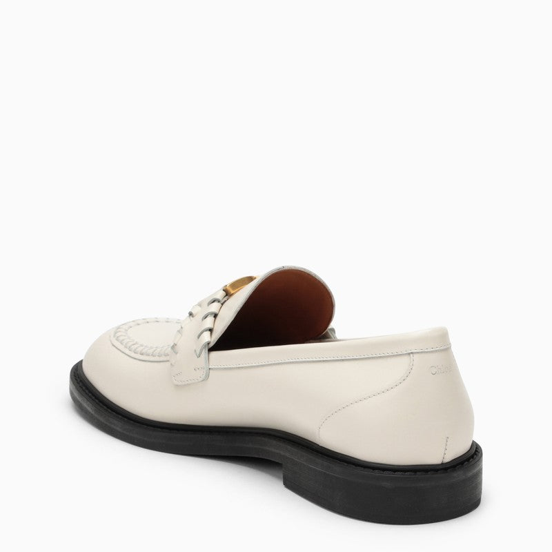Ivory leather Marcie loafer