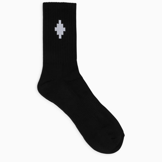 Embroidered logo socks black