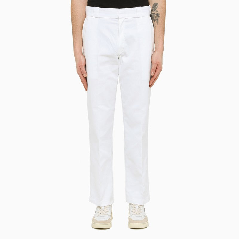 White regular trousers
