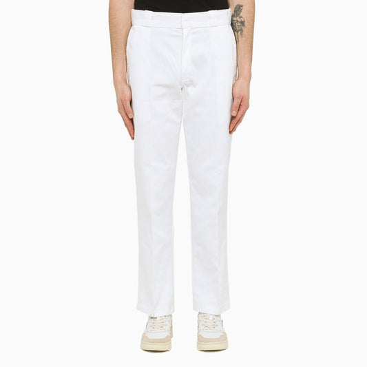 White regular trousers