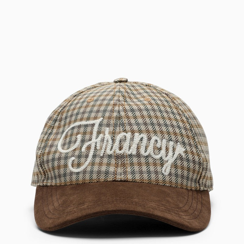 Beige cap with Francy embroidery