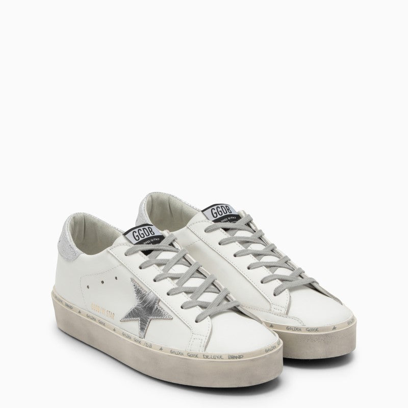 White/silver Hi-Star sneakers – d.code