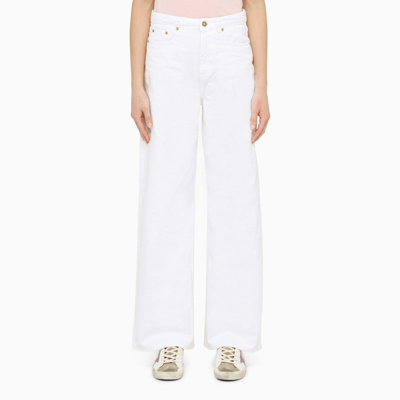 White regular jeans