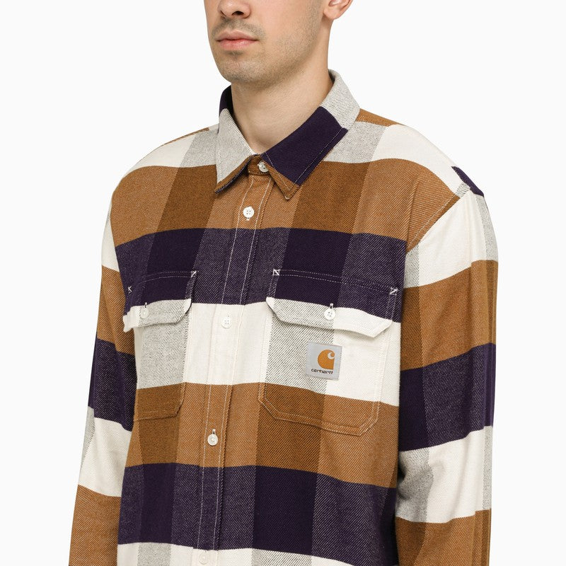 Check motif L/S Lyman Shirt
