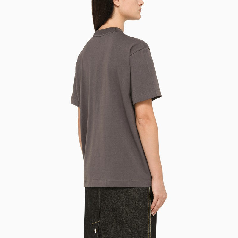 Grey oversize T-shirt with logo