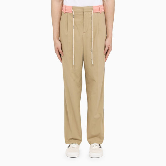 Regular beige/pink trousers
